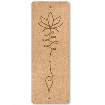 New Fashion Double Sides Non Slip High Elastic Cork Yoga Mat Fitness Gym Cushion Customized