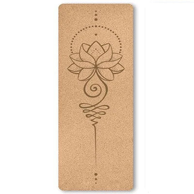 New Fashion Double Sides Non Slip High Elastic Cork Yoga Mat Fitness Gym Cushion Customized