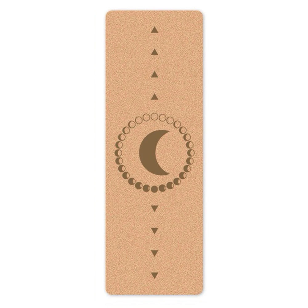 New Fashion Double Sides Non Slip High Elastic Cork Yoga Mat Fitness Gym Cushion Customized