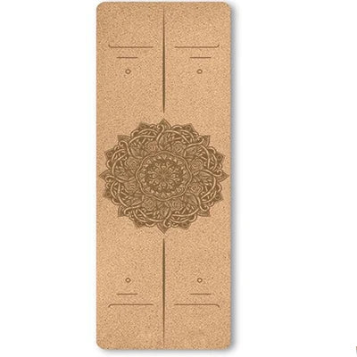 New Fashion Double Sides Non Slip High Elastic Cork Yoga Mat Fitness Gym Cushion Customized